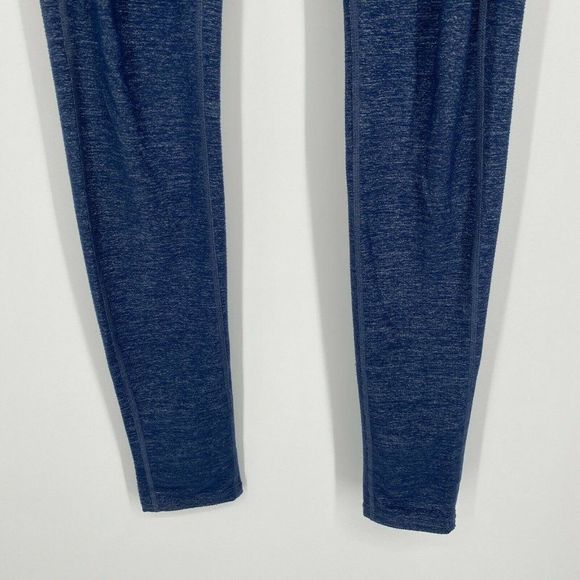 Athleta Low Rise Athletic Leggings Size XS Tall Compressive Workout Heather Blue - Picture 3 of 10